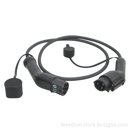 Portable EV Charger Gun Type2- Type1 US and European Standard Mode 3 EV Cable Extring Cable